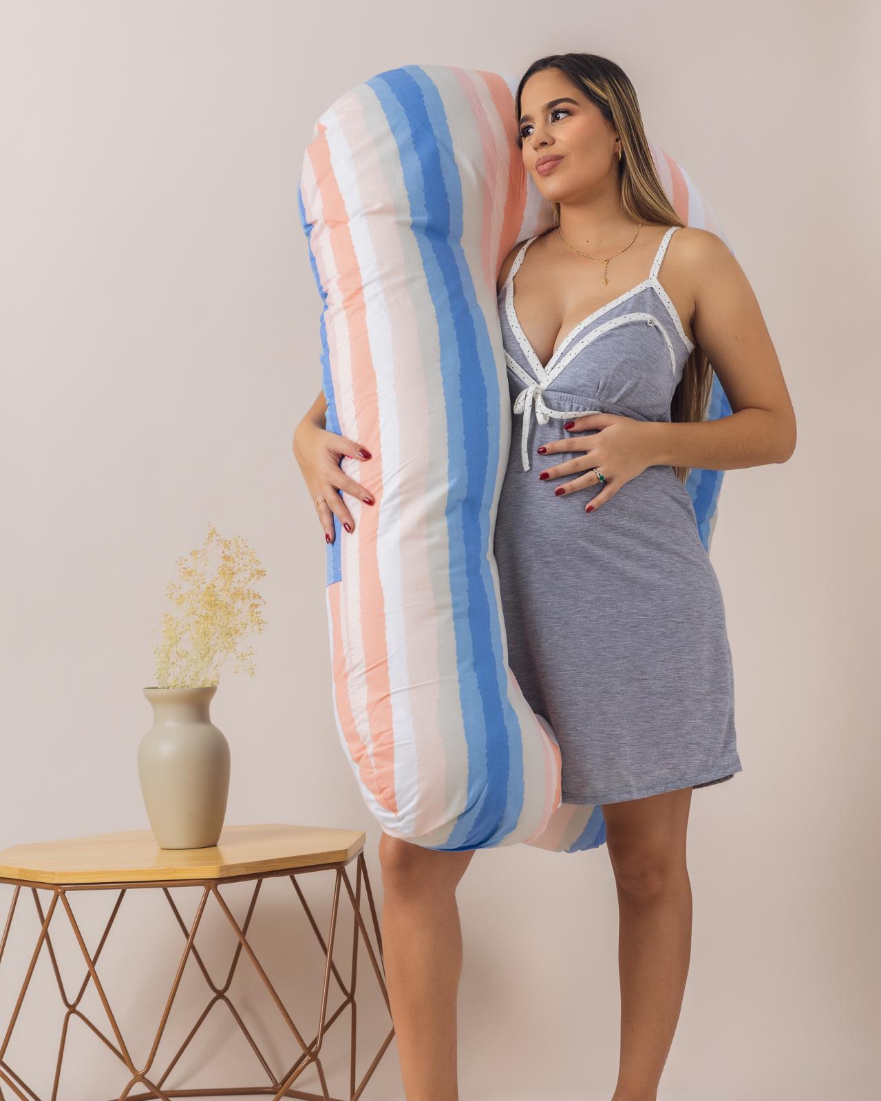 Almohada Materna en U Estampada