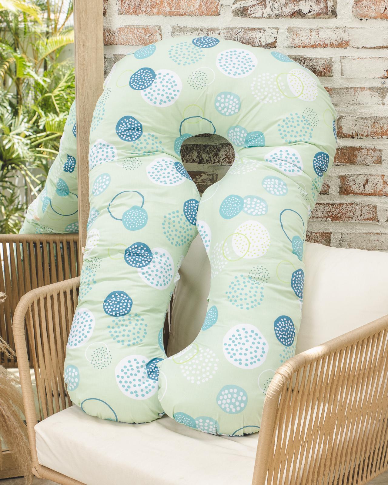 Almohada Materna en U Estampada