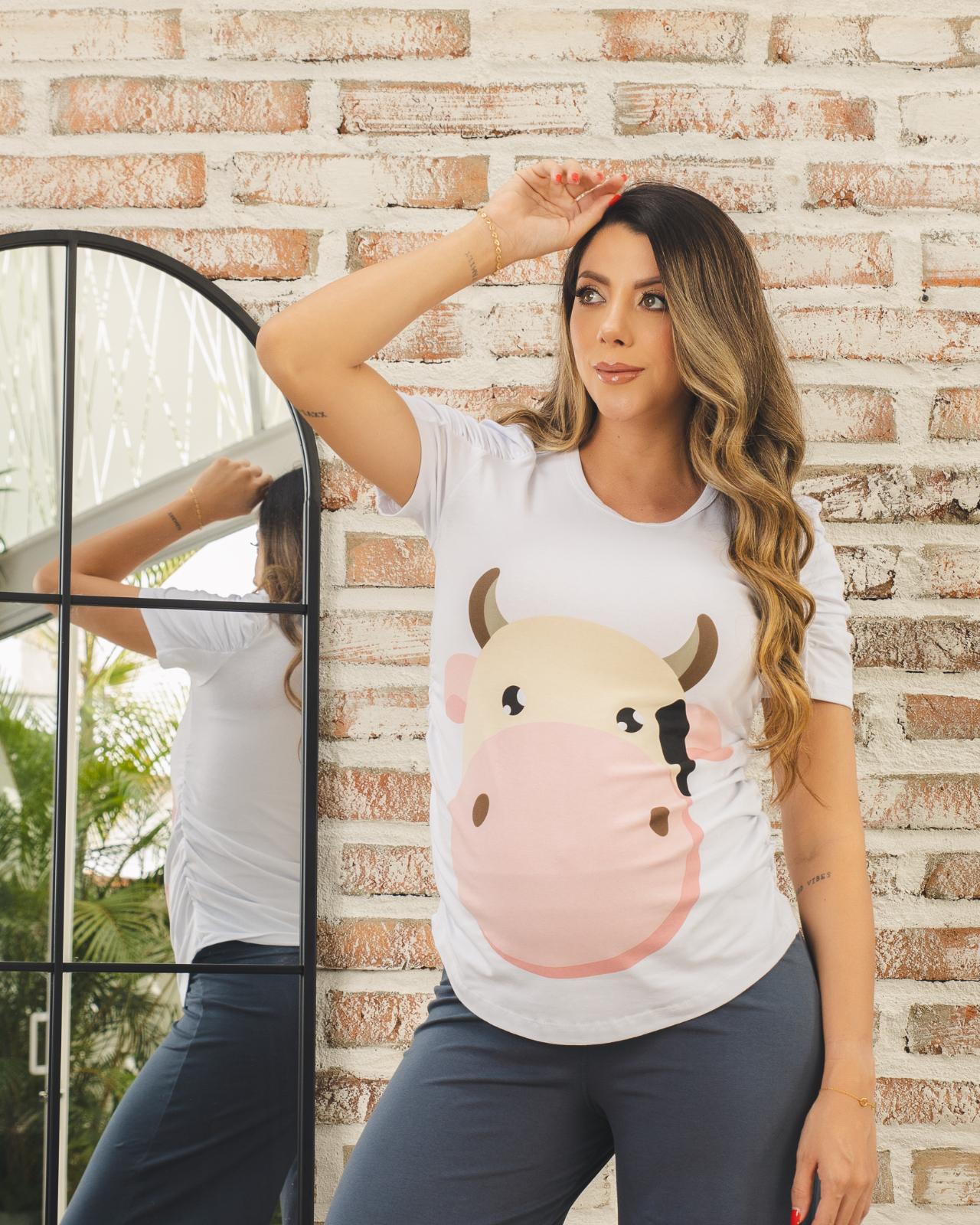 Camiseta Materna Animal Sport