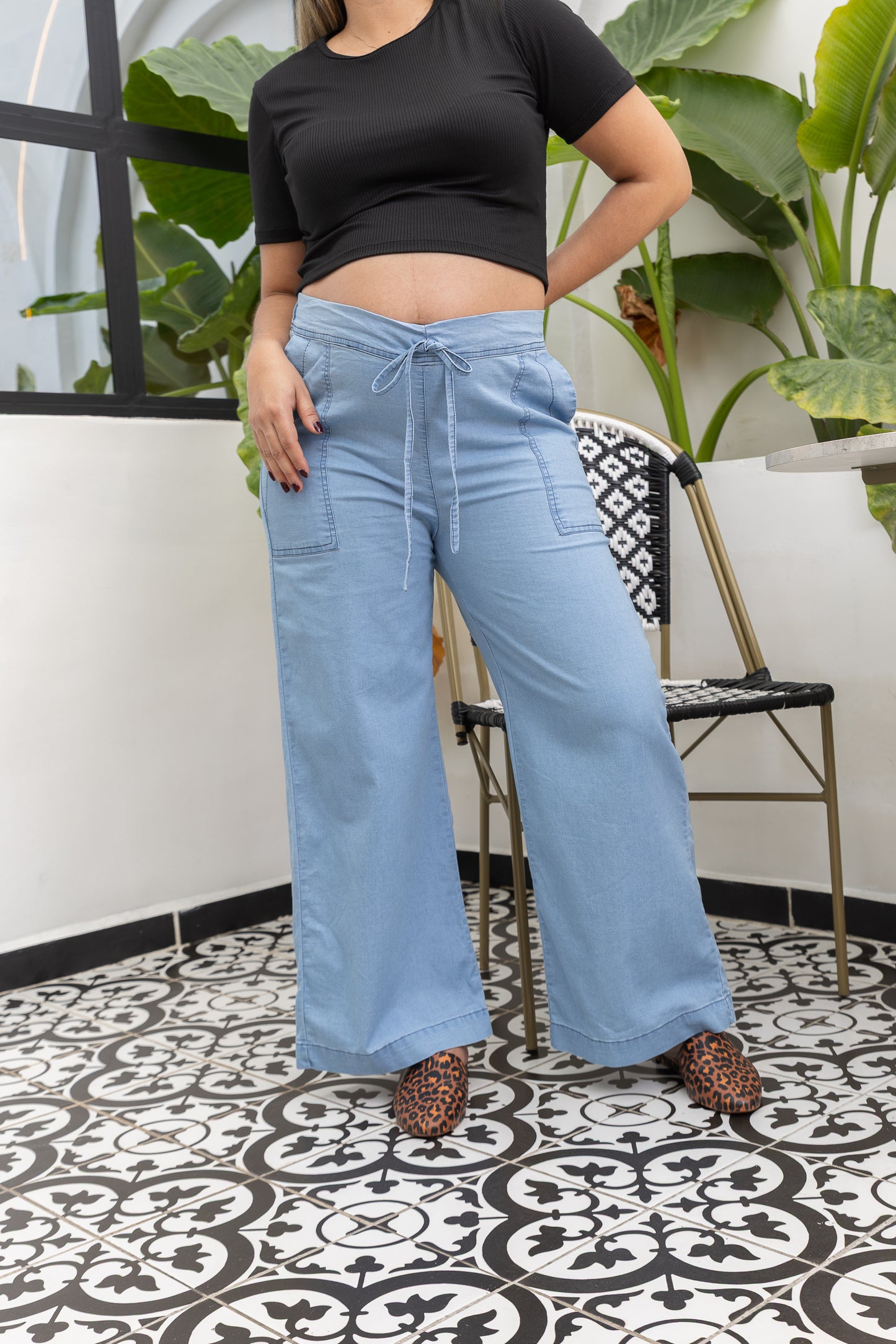 Pantalon Materno Denim Isla