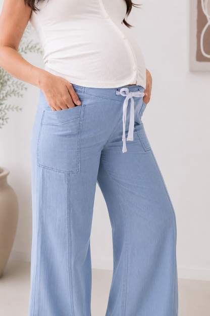 Pantalon Materno Denim Bluma